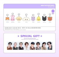 ANITEEZ IN DREAMLAND MINI FACE KEYRING