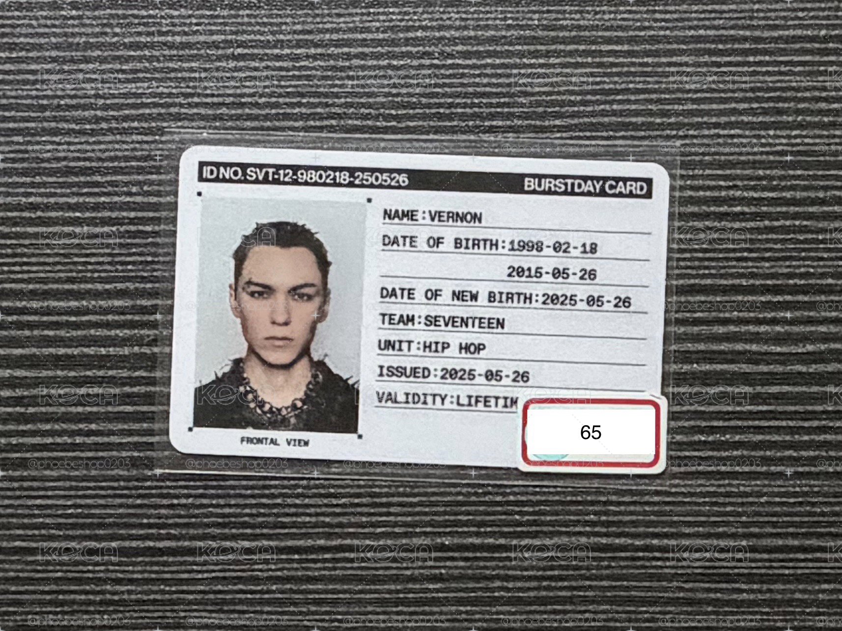 ID卡 VERNON