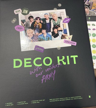 防彈 Deco kit 無小卡