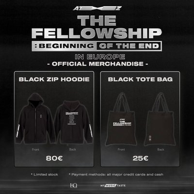 ATEEZ 'Fellowship Beginning Of The End' Rocksax Tote Bag