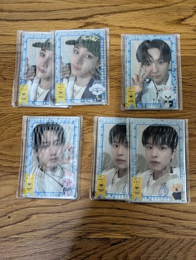 燦/旻/彬/辰/城/菲/玟/寅桑拿小卡、貼紙