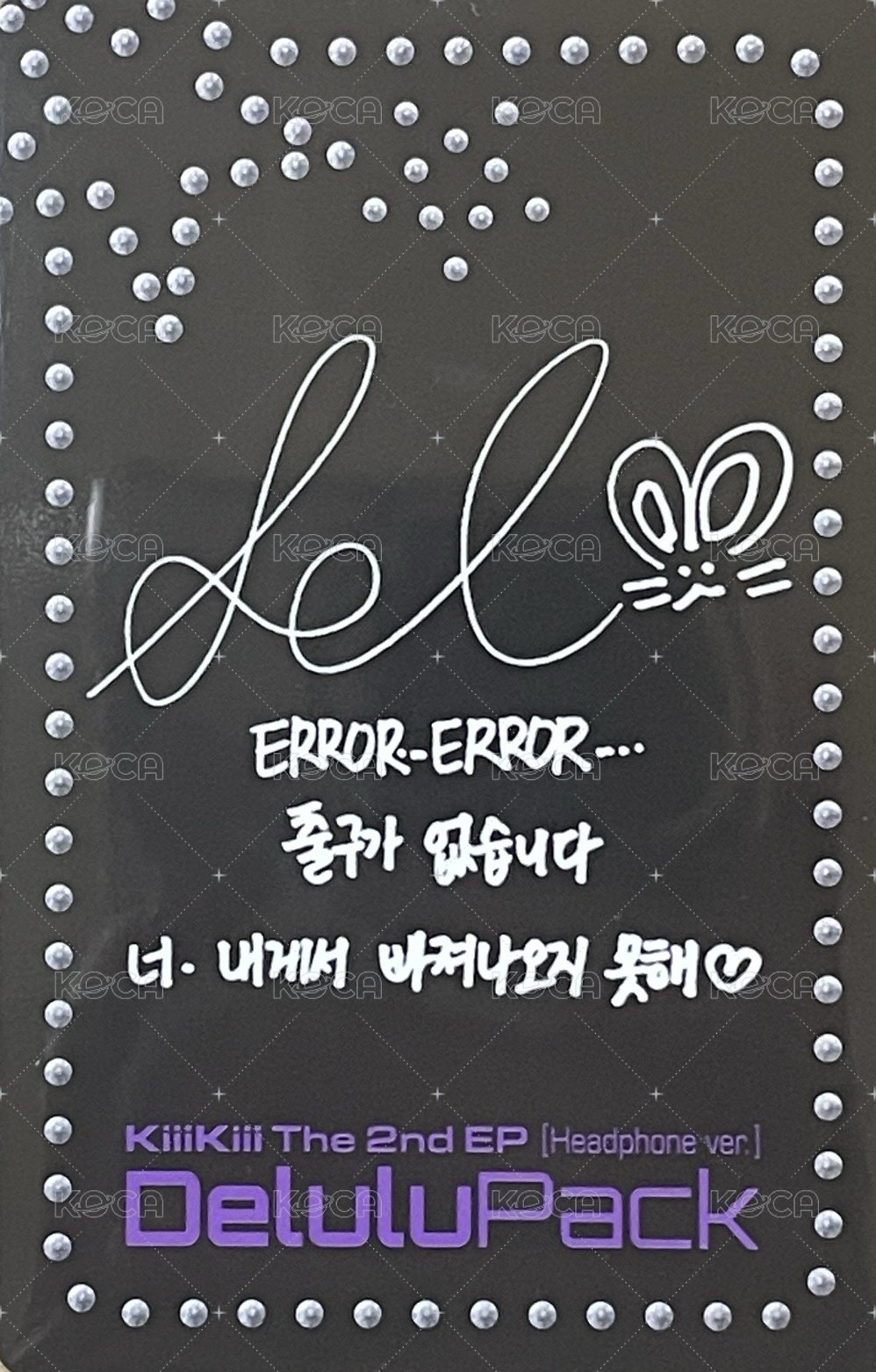 Delulu Pack 專輯卡 Headphone ver. 背面