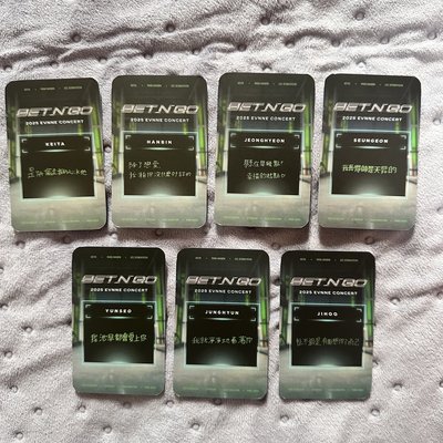 EVNNE SETNGO 台北場 入場卡/場限卡 整套