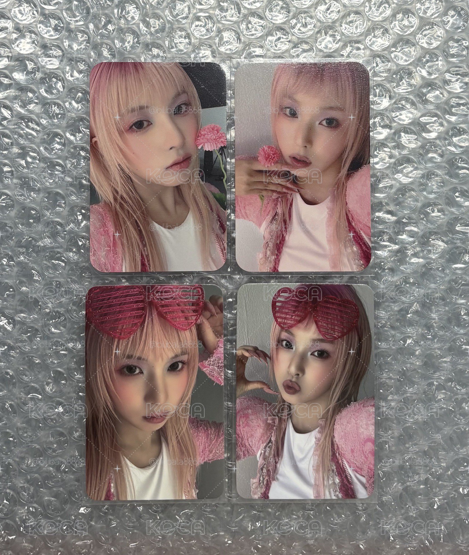 Nmixx bae Kyujin am sw粉髮幸運卡