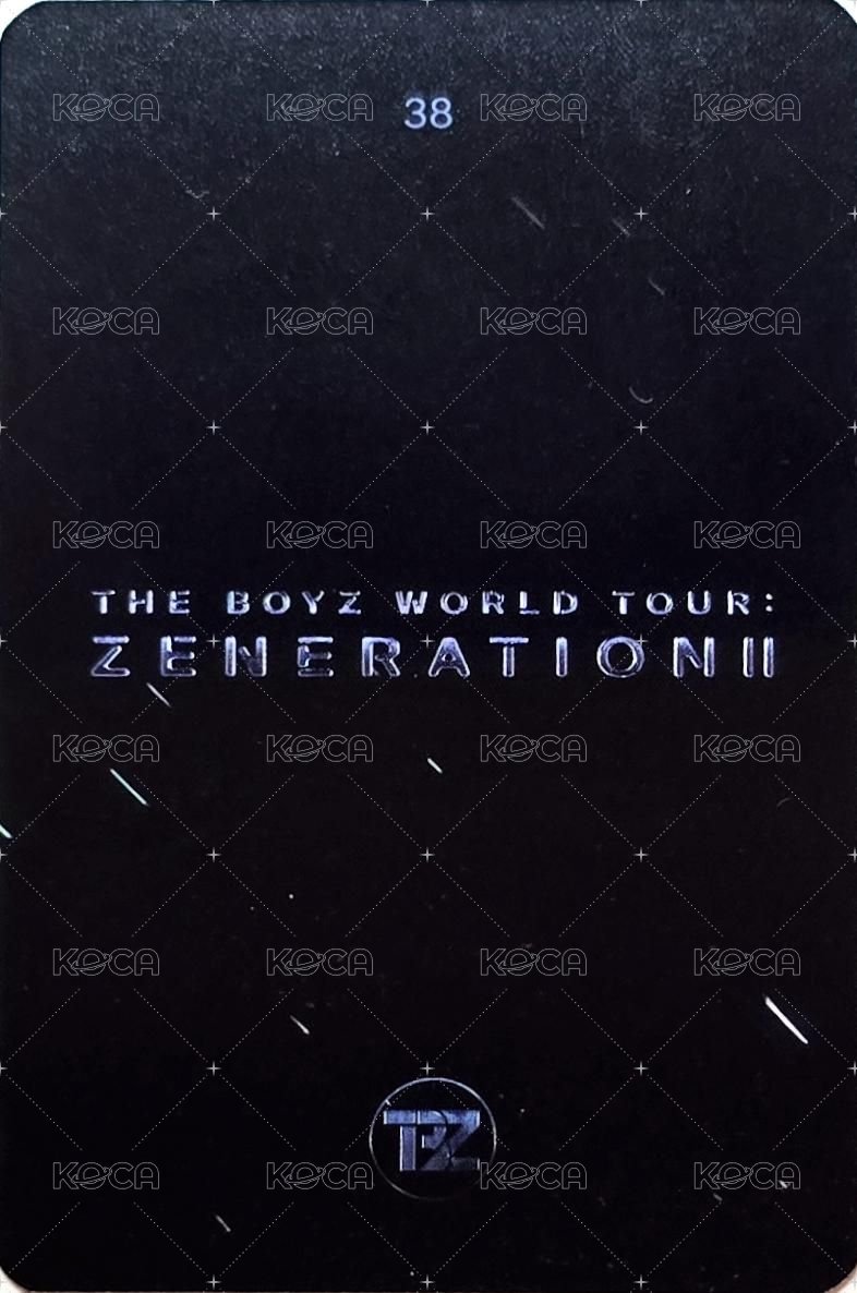 THE BOYZ WORLD TOUR : ZENERATION Ⅱ 隨機卡  背面