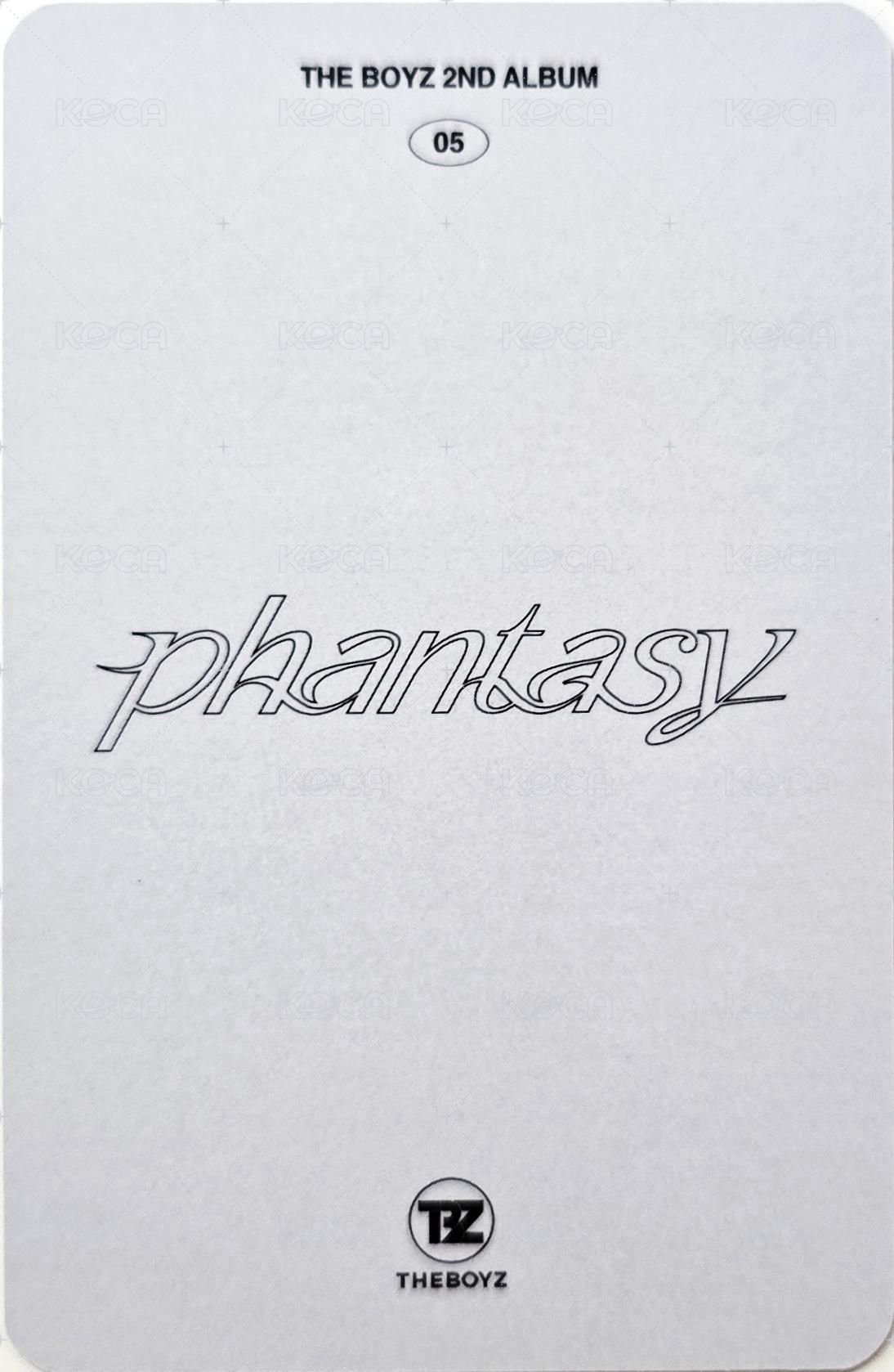 THE BOYZ 2ND ALBUM PHANTASY POP-UP STORE 隨機卡  背面