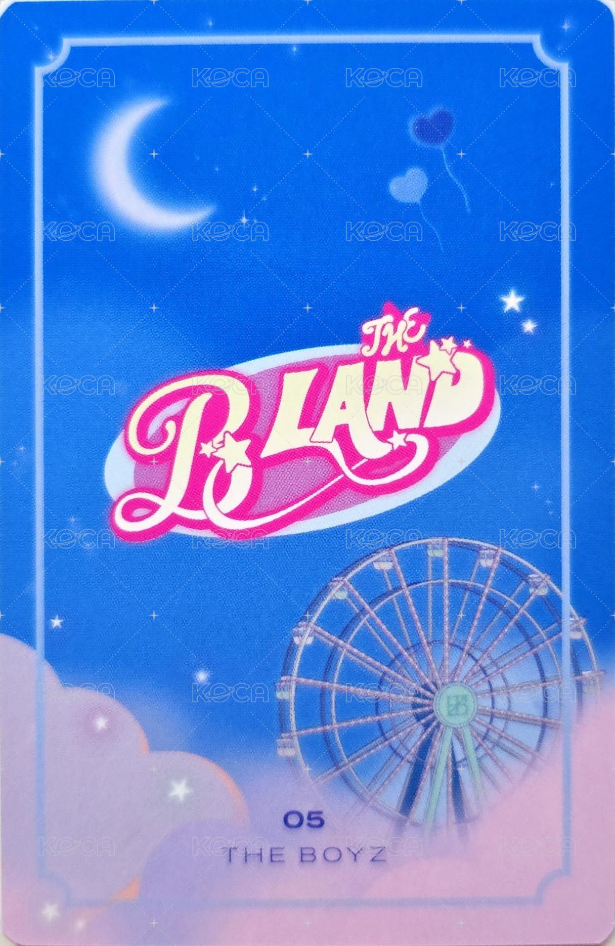 THE BOYZ FAN-CON <THE B LAND> 隨機卡  背面