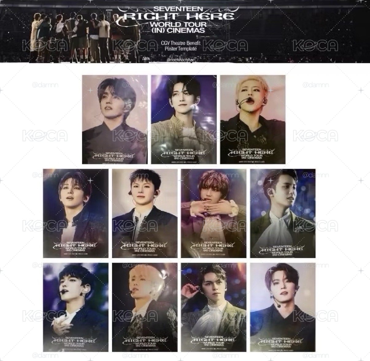 SEVENTEEN 威秀海報（碩➕率）