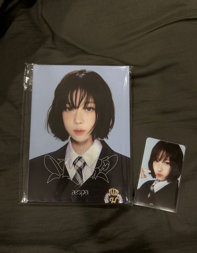 aespa my world明信片組冬