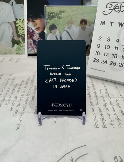 TXT 崔杋圭 日巡 隨機卡 pvc卡 ACT PROMISE