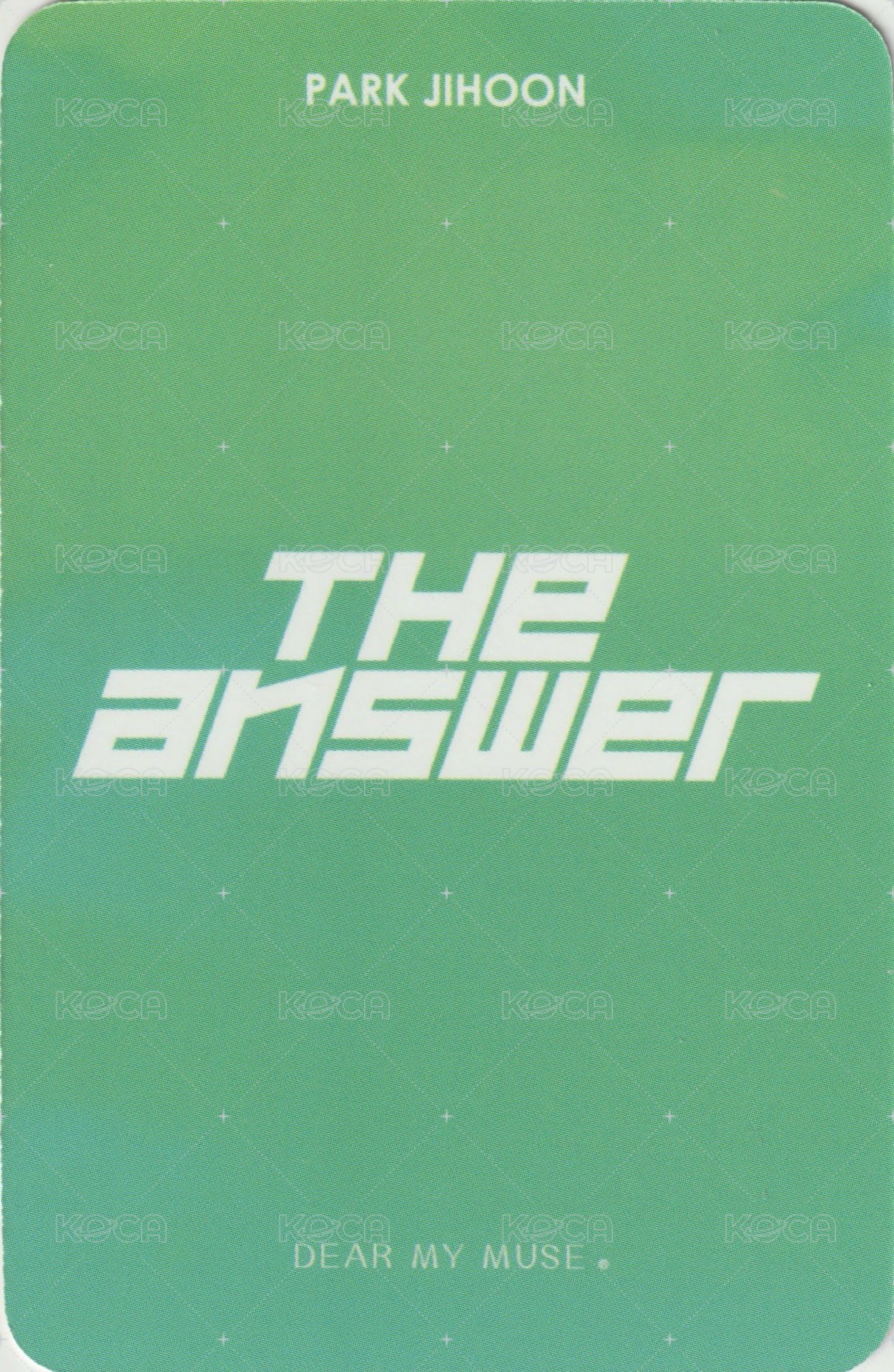 6th MINI dmm #2 簽售卡  背面