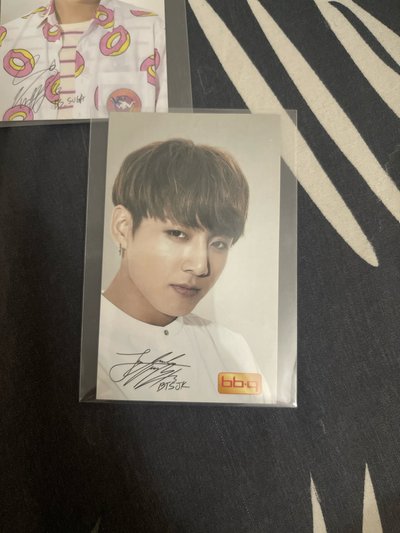 BTS BBQ炸雞代言 小卡