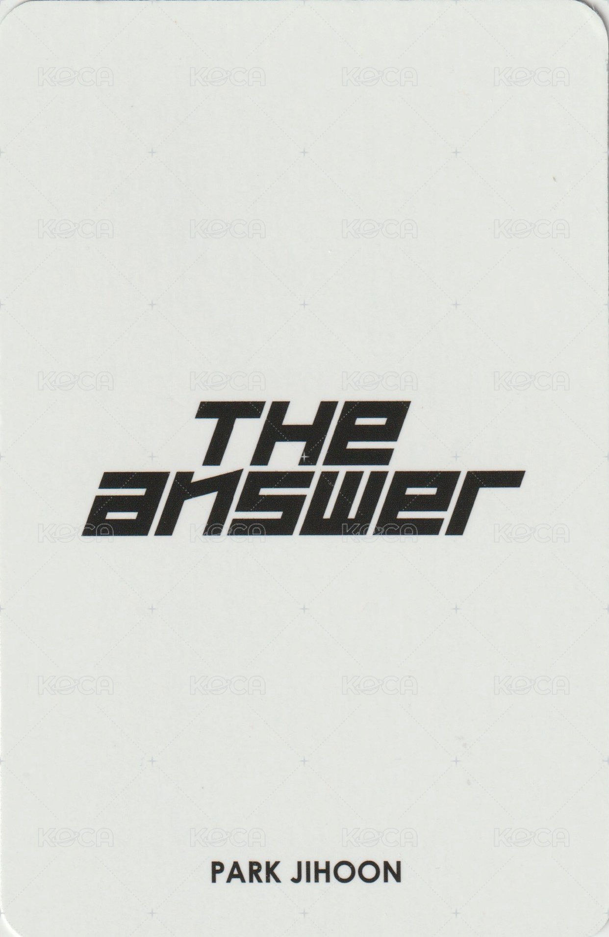 6th MINI 新那拉 簽售卡  背面