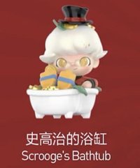 Dimoo 迪士尼系列 公仔 Dimoo 史高治的浴缸