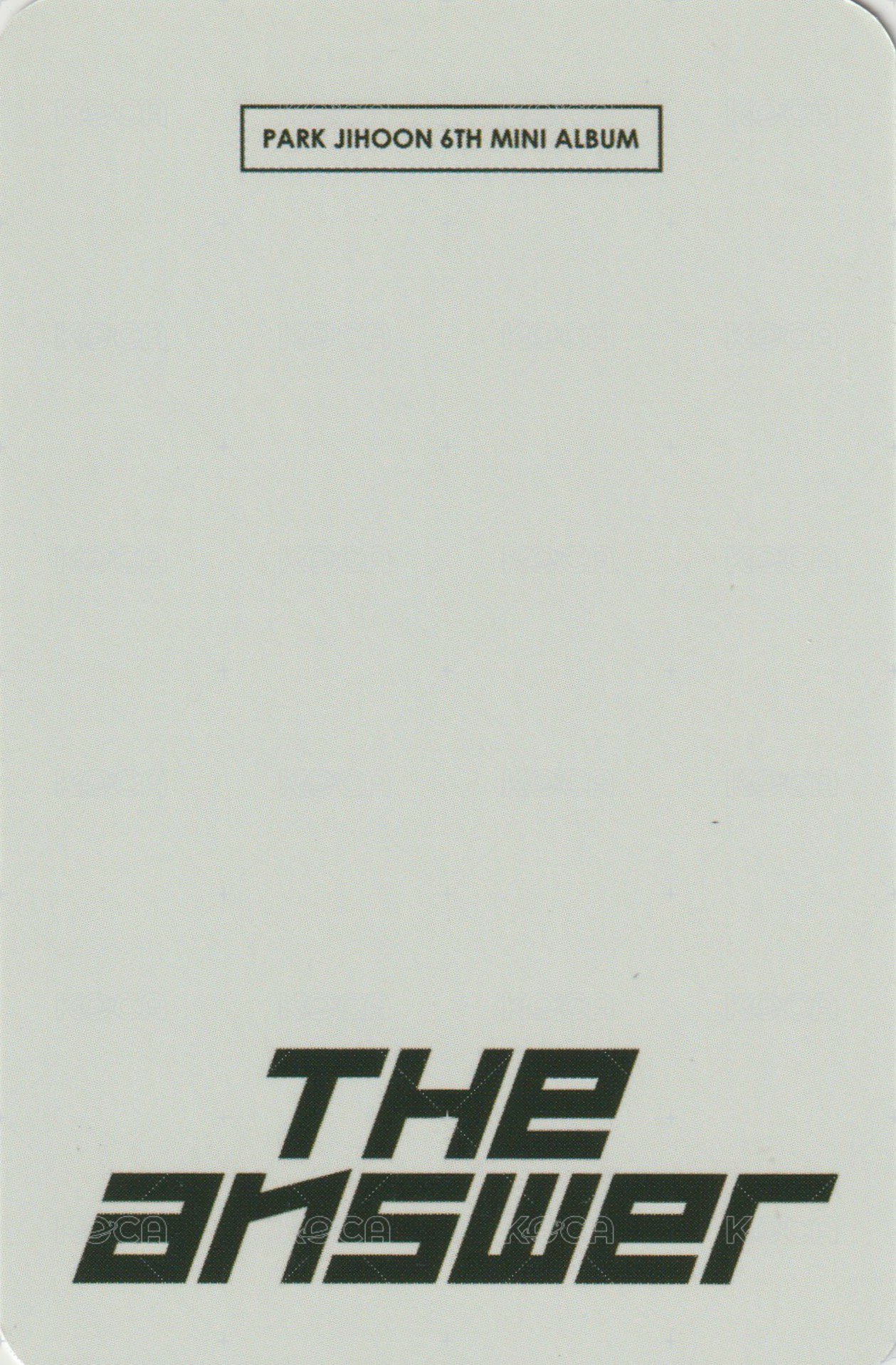 6th MINI jm 簽售卡  背面