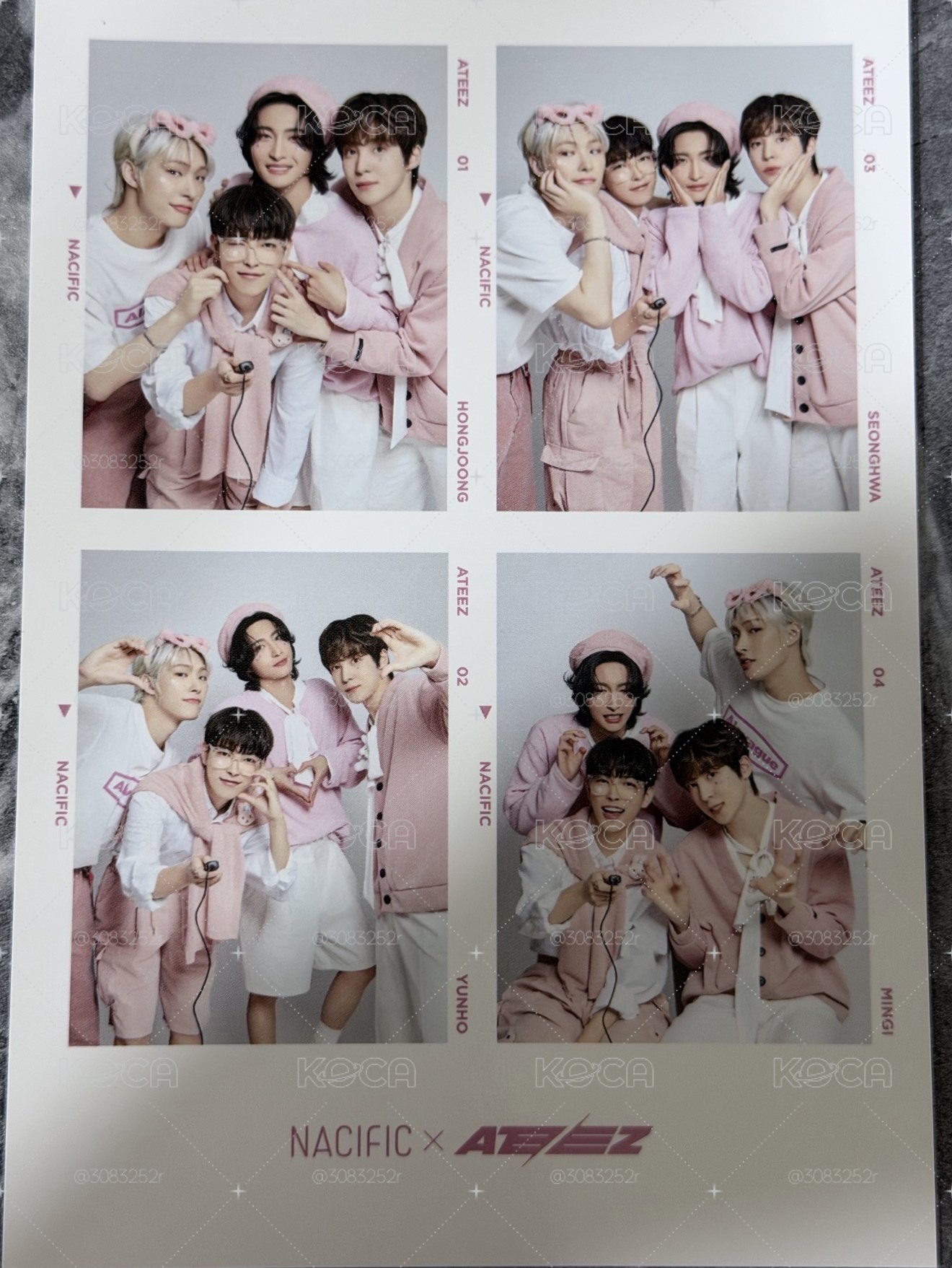 ATEEZ NACIFIC 人生四格