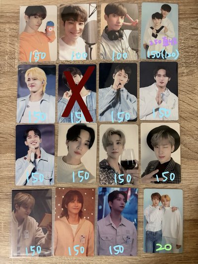 SEVENTEEN 小卡出清 🩵藍字綁💛黃字