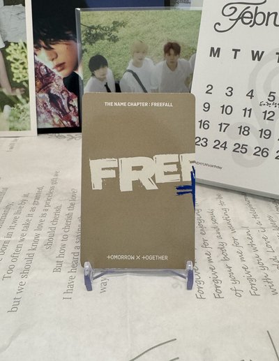 TXT 崔杋圭 正三 電子專A 專卡 FREEFALL