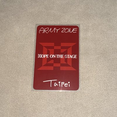 map of soul 、鄭號錫台北場小卡