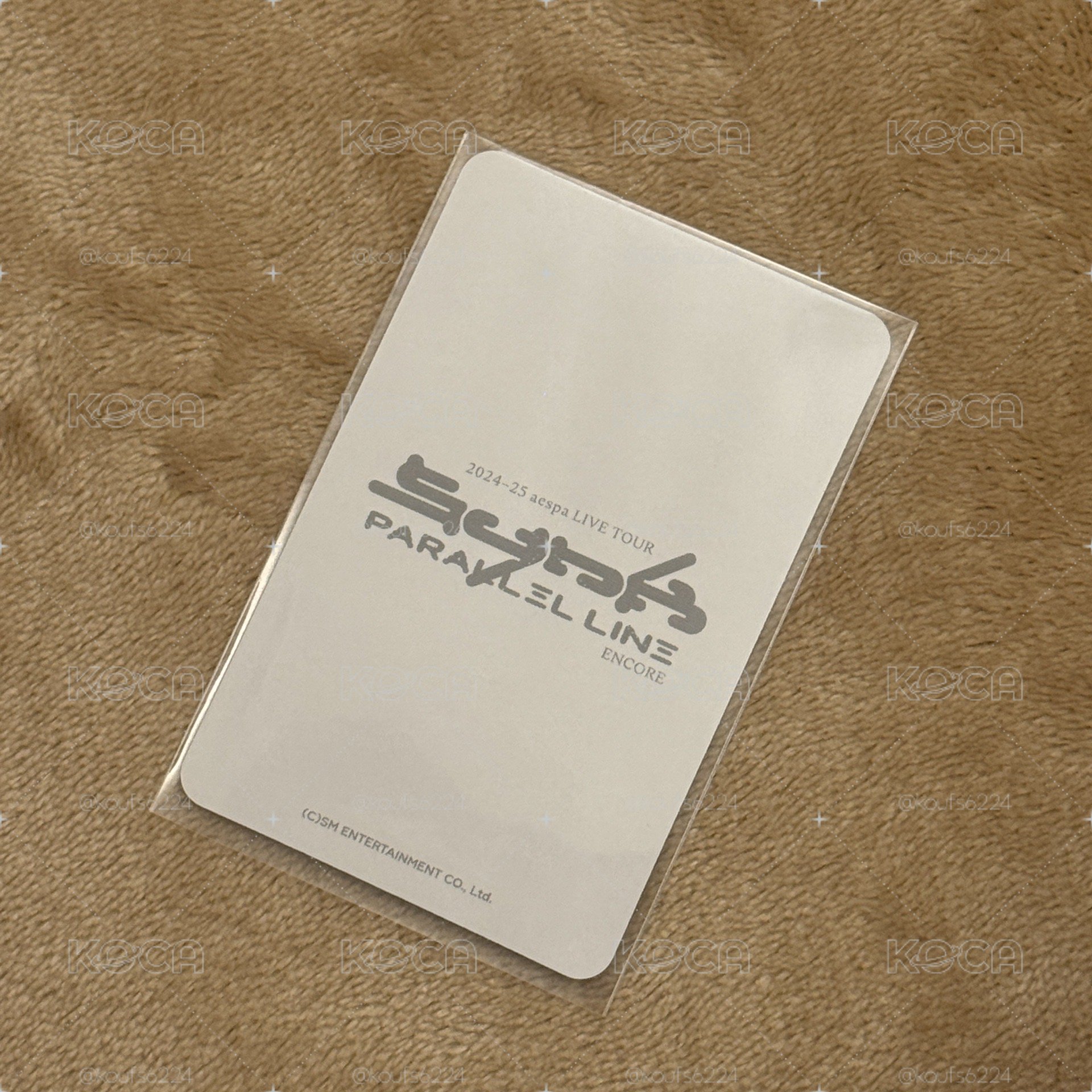 aespa 冬天 二巡首爾安可場 隨機卡