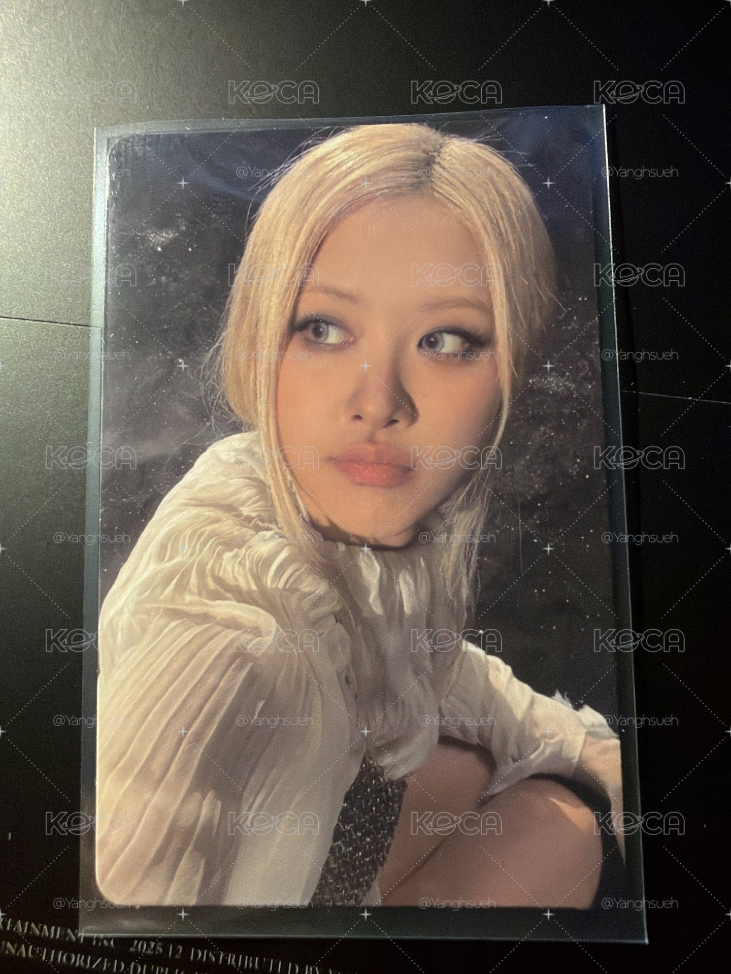 DEADLINE SILVER 專輯卡  ROSÉ