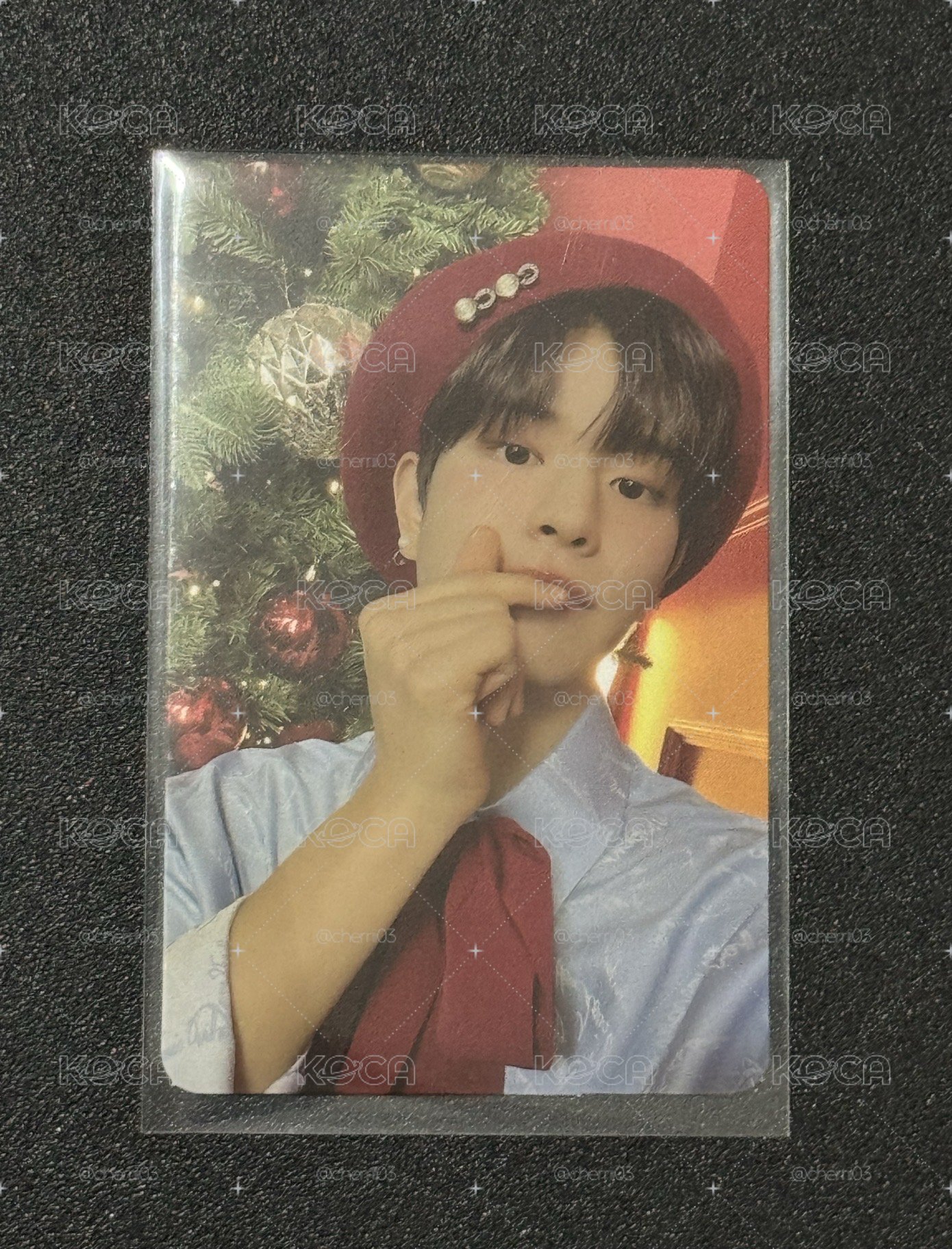 聖誕專 專卡 紅底玟