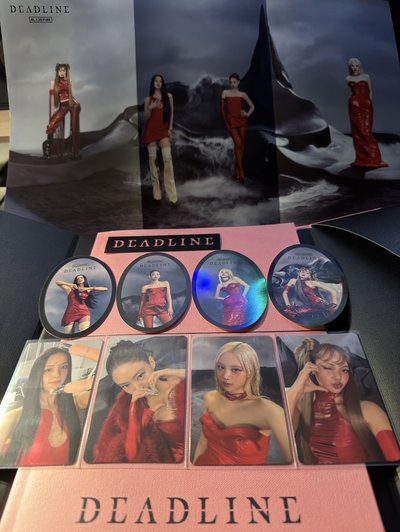 DEADLINE BLACK 專輯卡 