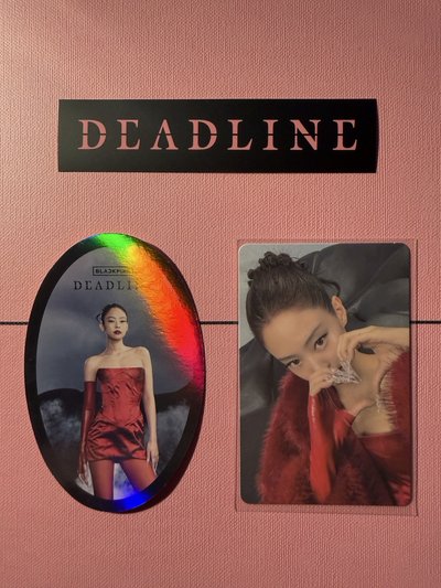 DEADLINE BLACK 專輯卡 