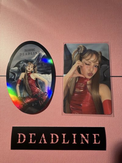 DEADLINE BLACK 專輯卡 