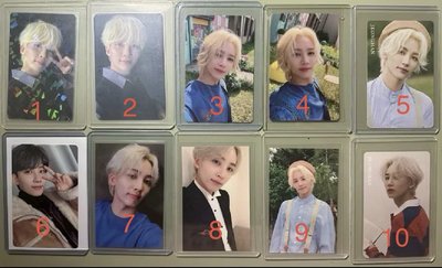 淨漢 JEONGHAN 公放 一直娛 特典 小卡