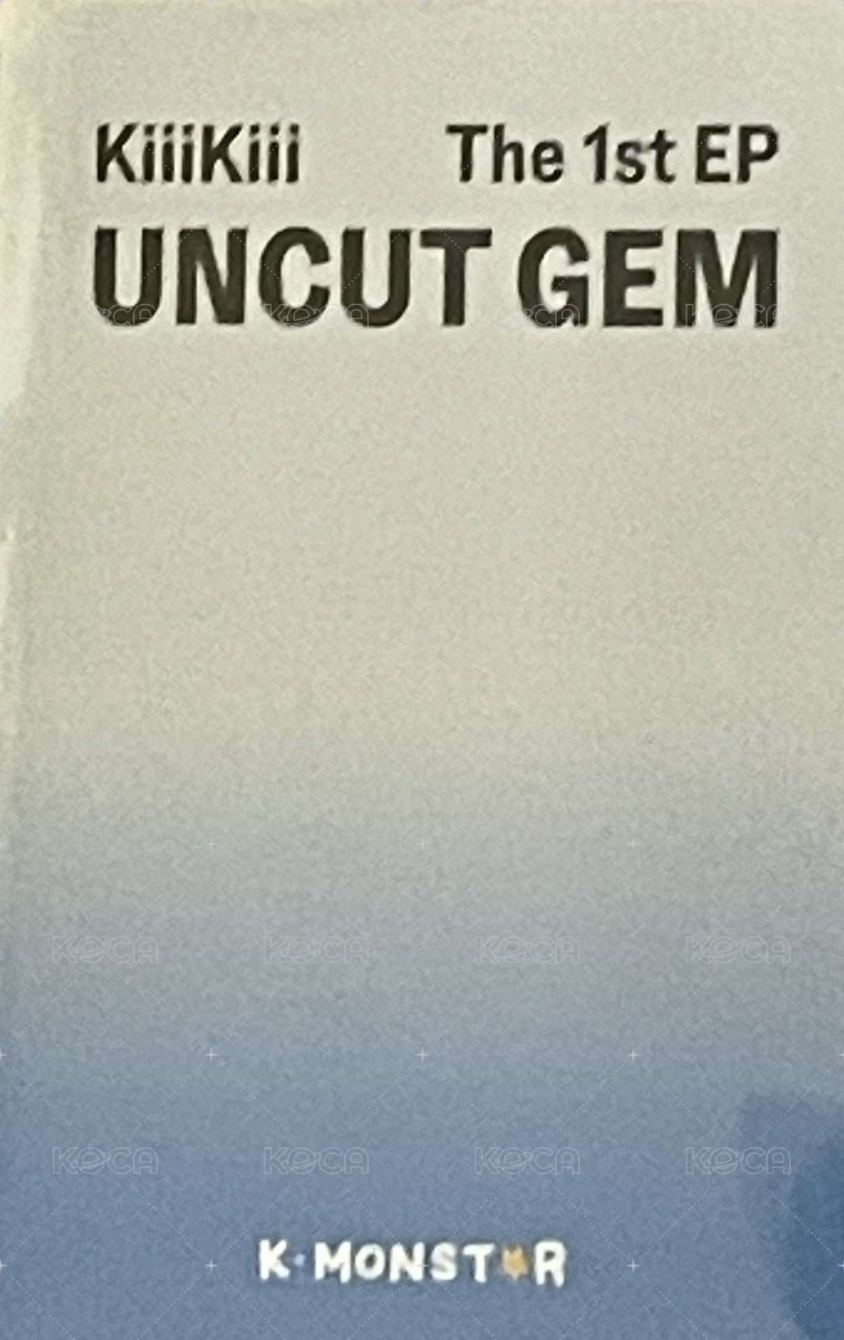 UNCUT GEM km 線上 簽售卡  背面