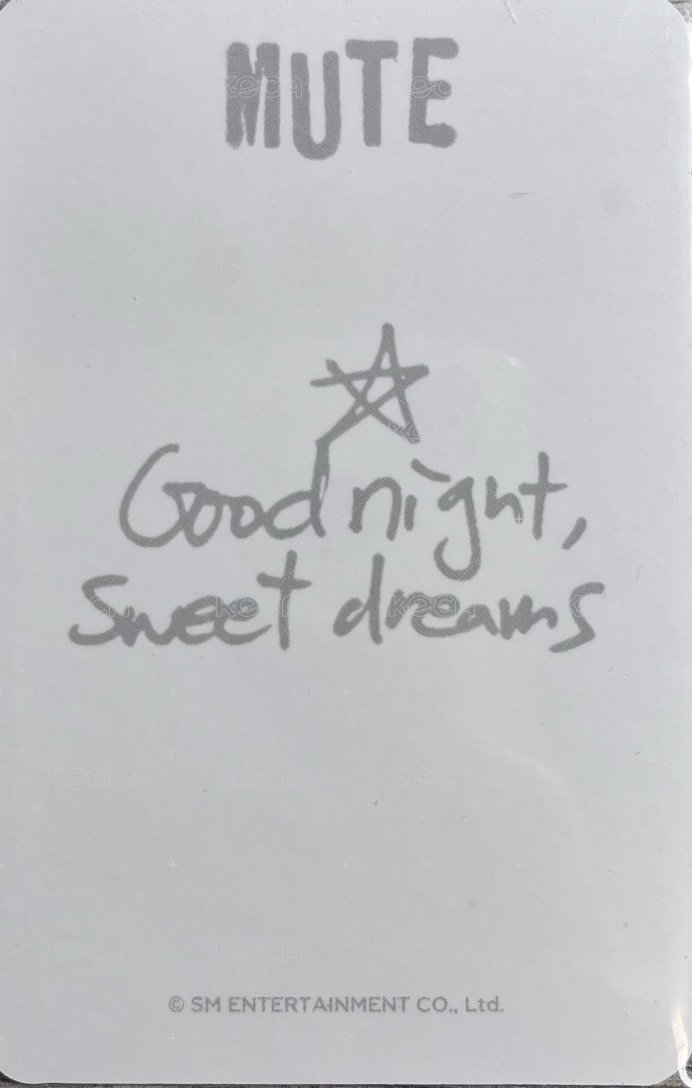 2024 JAEHYUN FAN-CON 周邊卡 眼罩小卡 背面