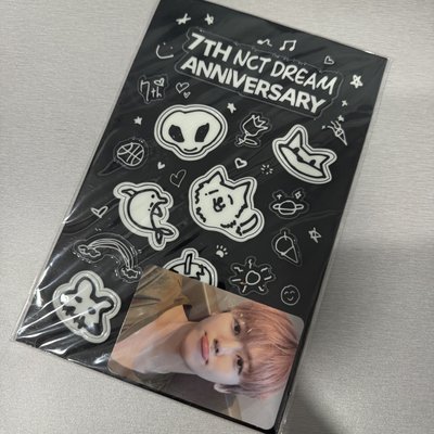 NCT DREAM 7TH ANNIVERSARY 夜光貼紙 渽民