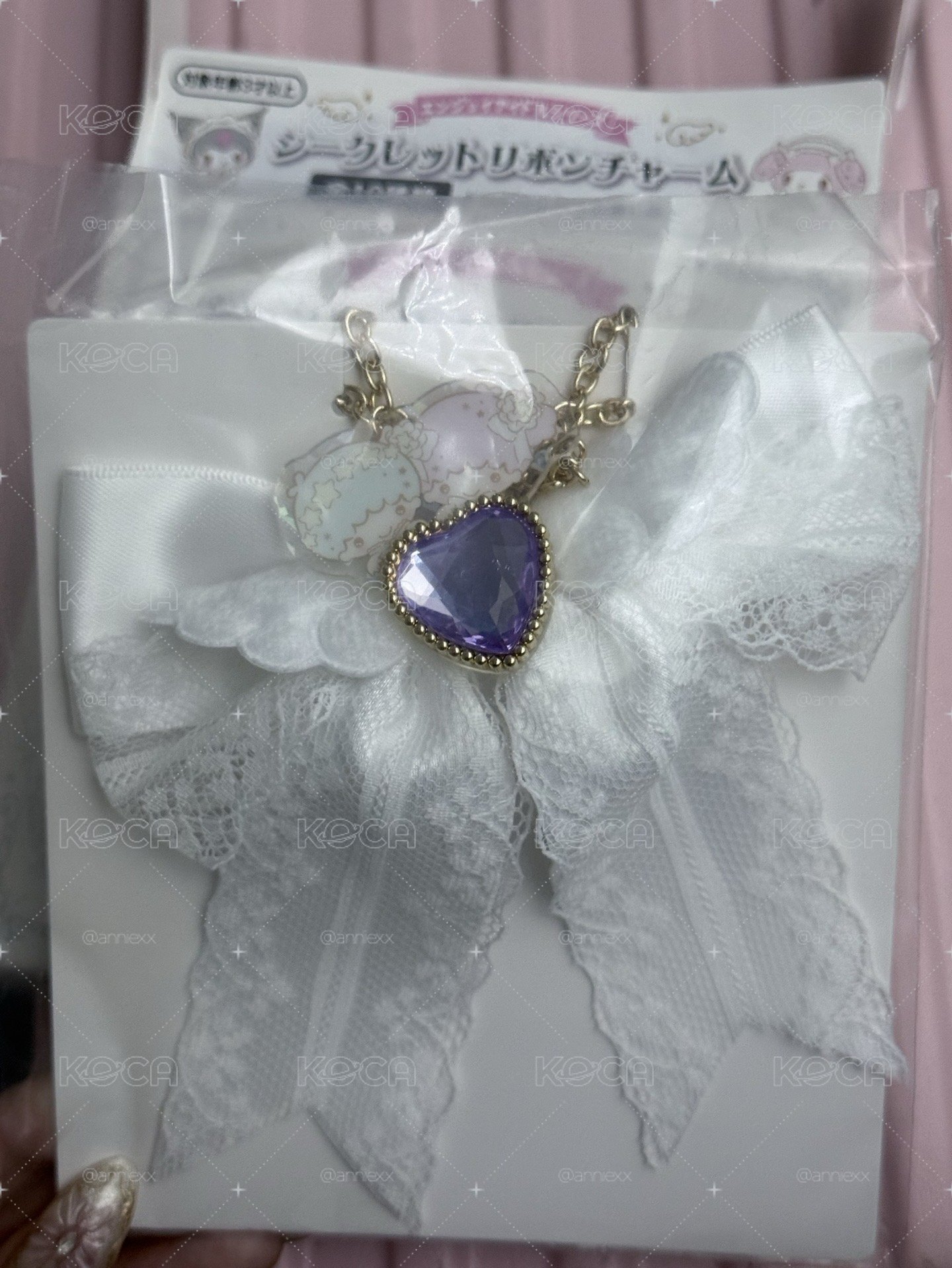 純白天使手燈蝴蝶結 雙子星