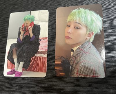 權志龍Übermensch專輯 AM特典卡