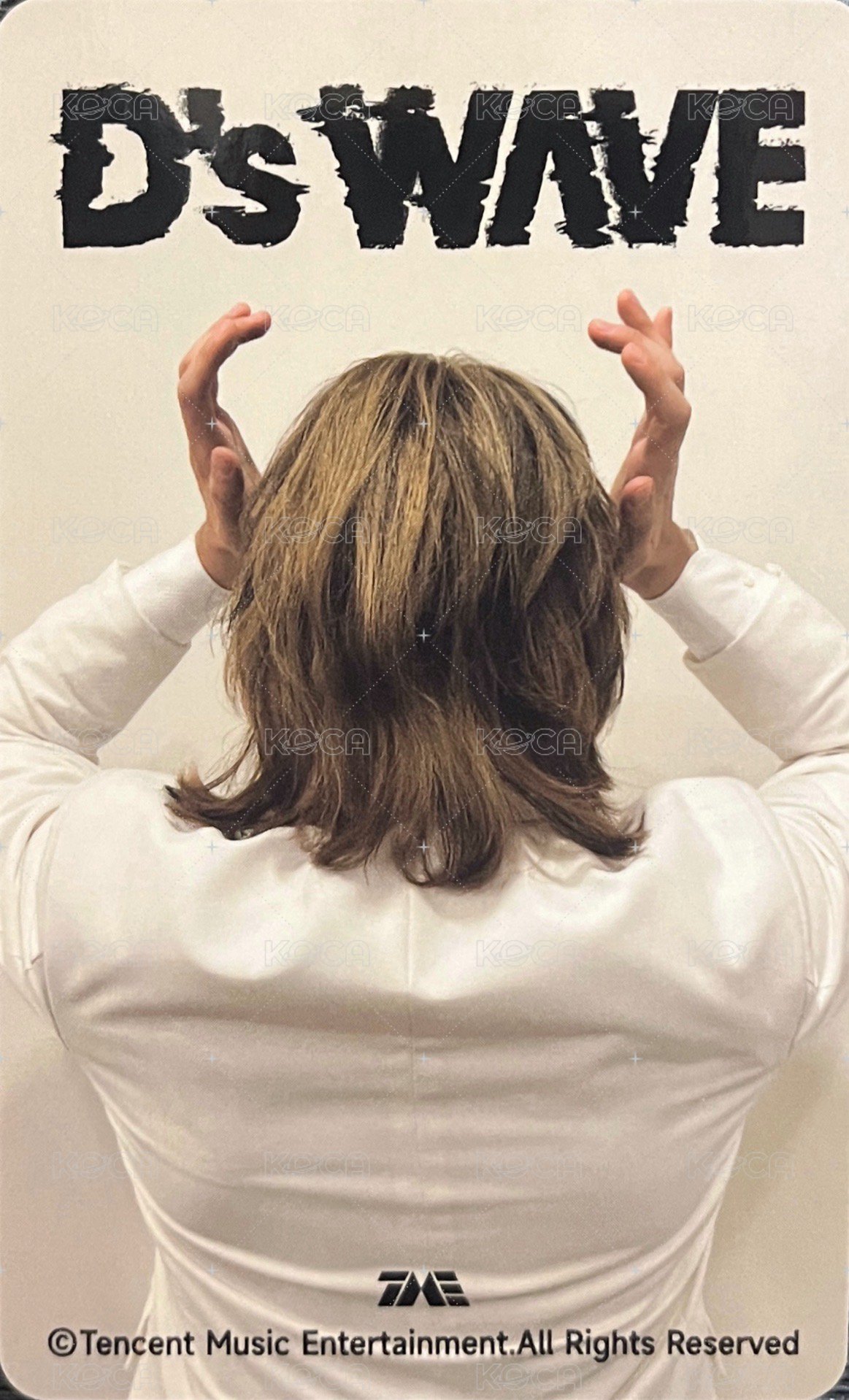 QQ音樂 典藏星光卡 QQ音樂 星光卡 4星 日常可愛卡B 背面