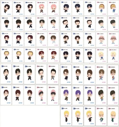 PUZZLE SVT 韓國GS25聯名麵包貼紙