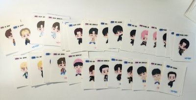 PUZZLE SVT 韓國GS25聯名麵包貼紙