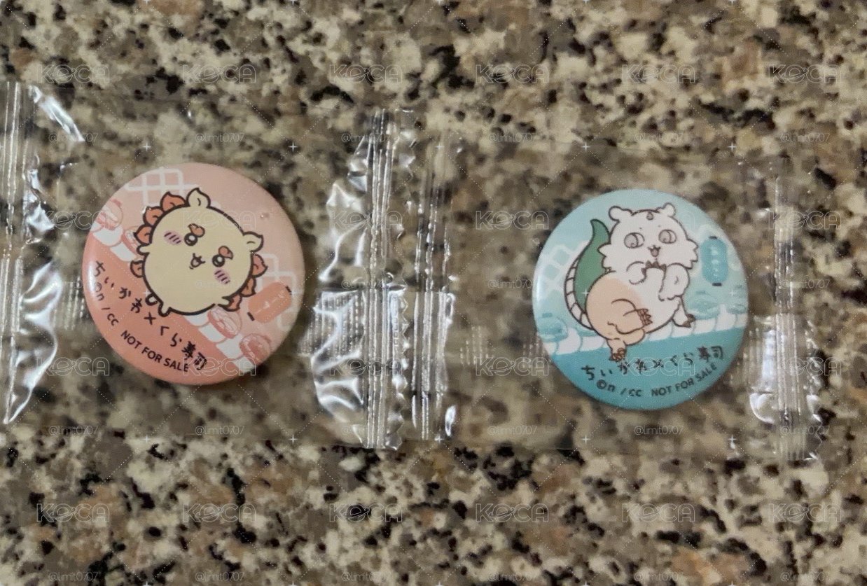 藏壽司徽章（獅薩+那孩子）