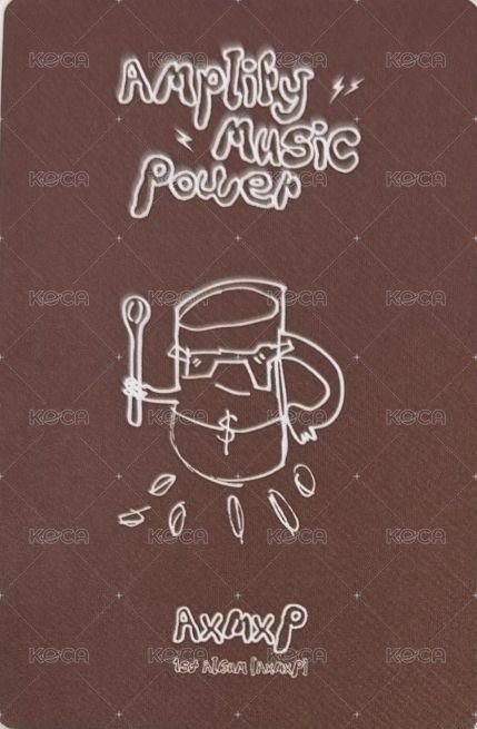 正規一 yzy 一日咖啡店長 簽售卡  背面