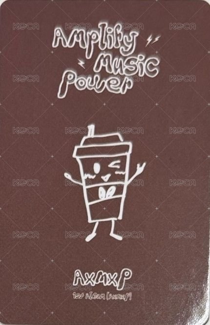 正規一 yzy 一日咖啡店長 簽售卡  背面