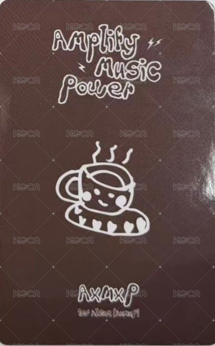 正規一 yzy 一日咖啡店長 簽售卡  背面