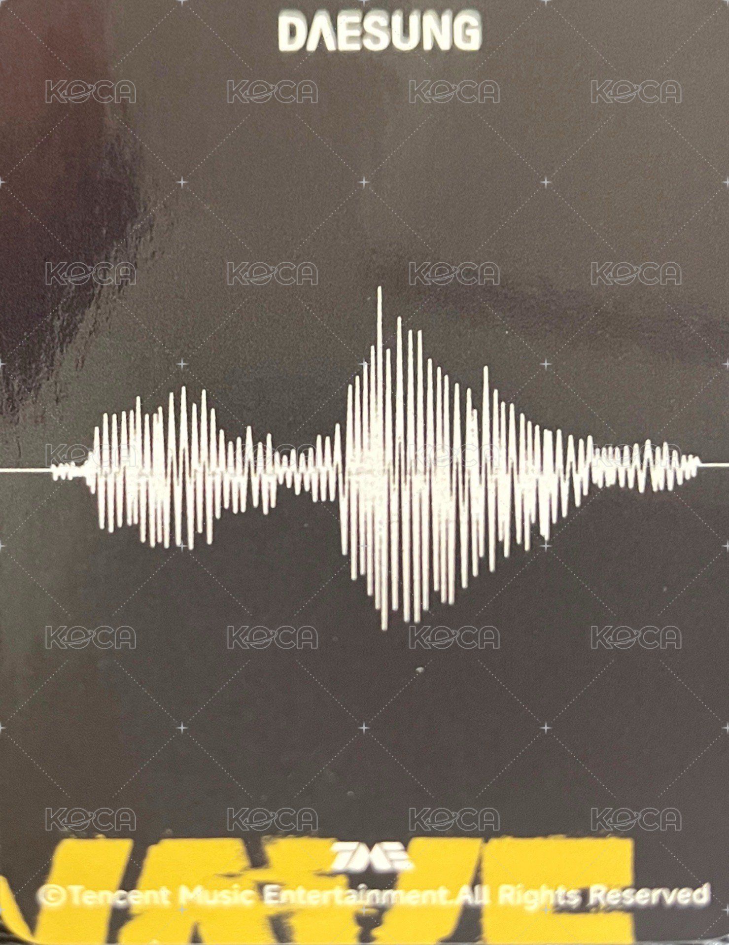 QQ音樂 典藏星光卡 QQ音樂 星光卡 1星 拼圖星光卡B 背面