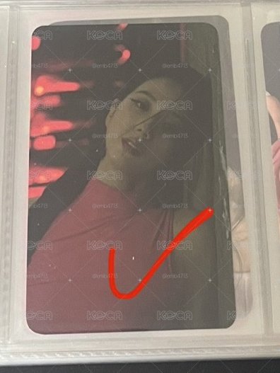BLACKPINK JISOO ME k4 江南快閃 幸運卡 