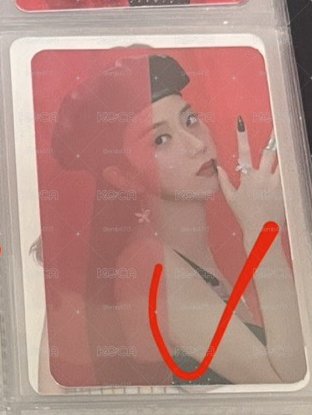 BLACKPINK JISOO ME yg 線上 特典卡 