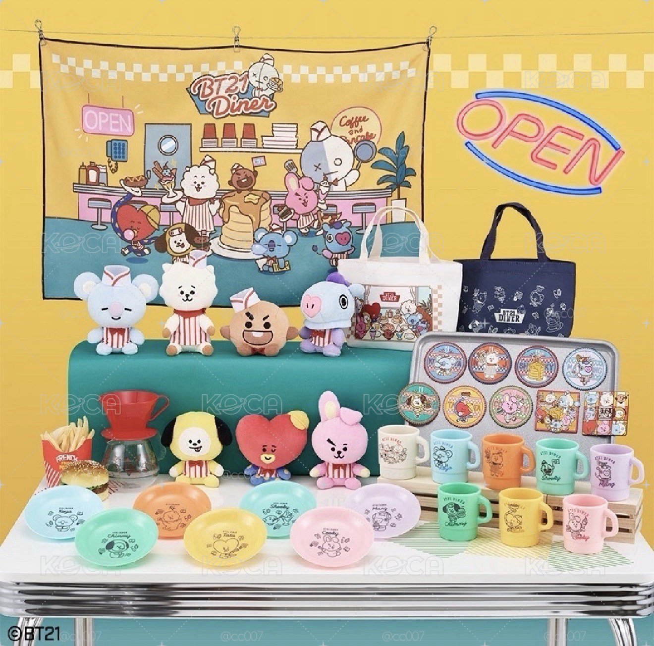 日本一番賞，BT21 Diner 杯子