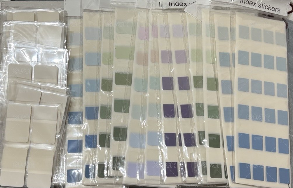 各式各樣索引貼