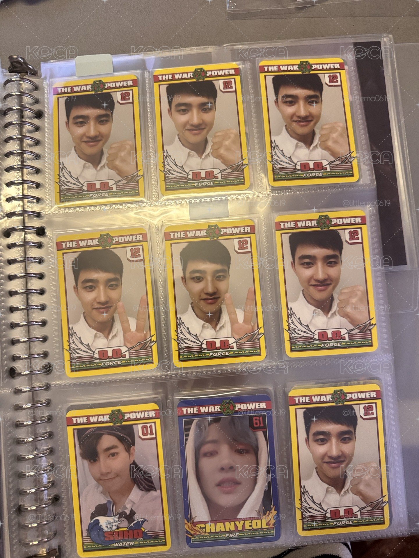 Power D.O. CHANYEOL SUHO小卡