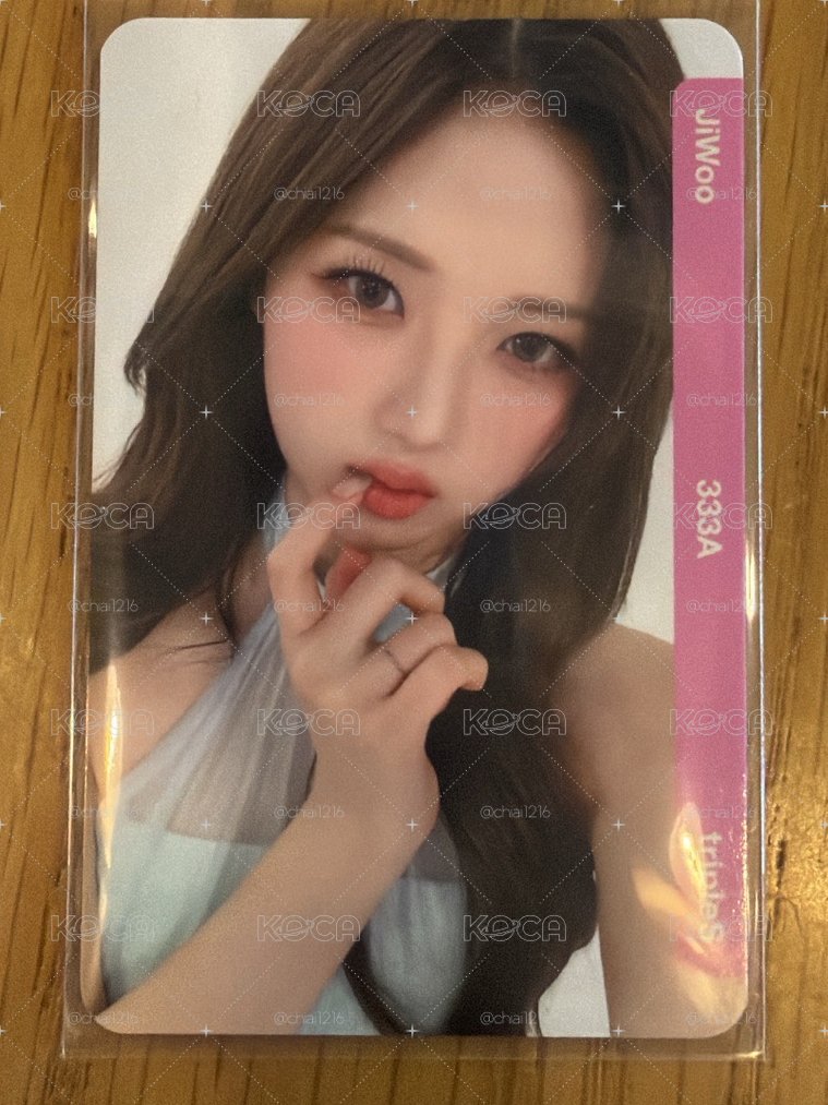Jiwoo vip入場卡(僅實卡