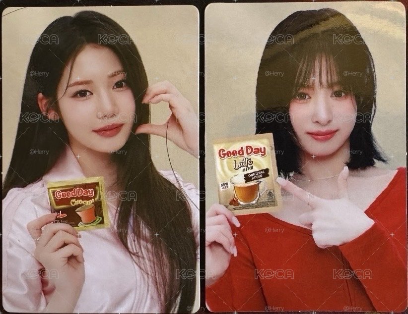BABYMONSTER x GOOD DAY 印尼咖啡代言 卡 Ahyeon&Rora